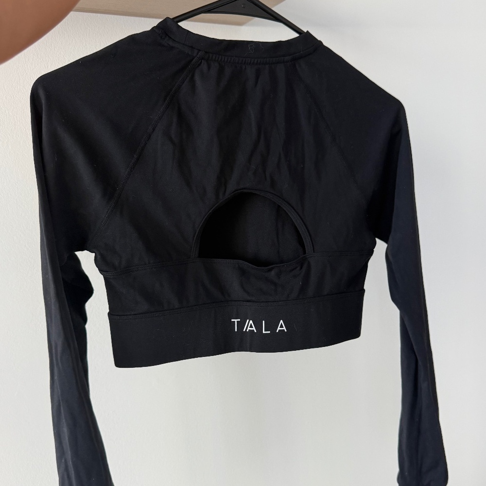 TALA Open Back Crop Top